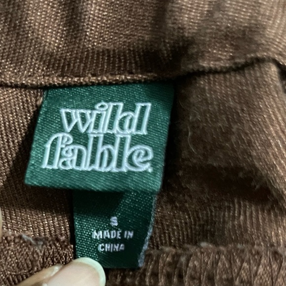 Wild Fable Juniors Pleated Skirt Size Small Brown School Girl Mini - Picture 6 of 6